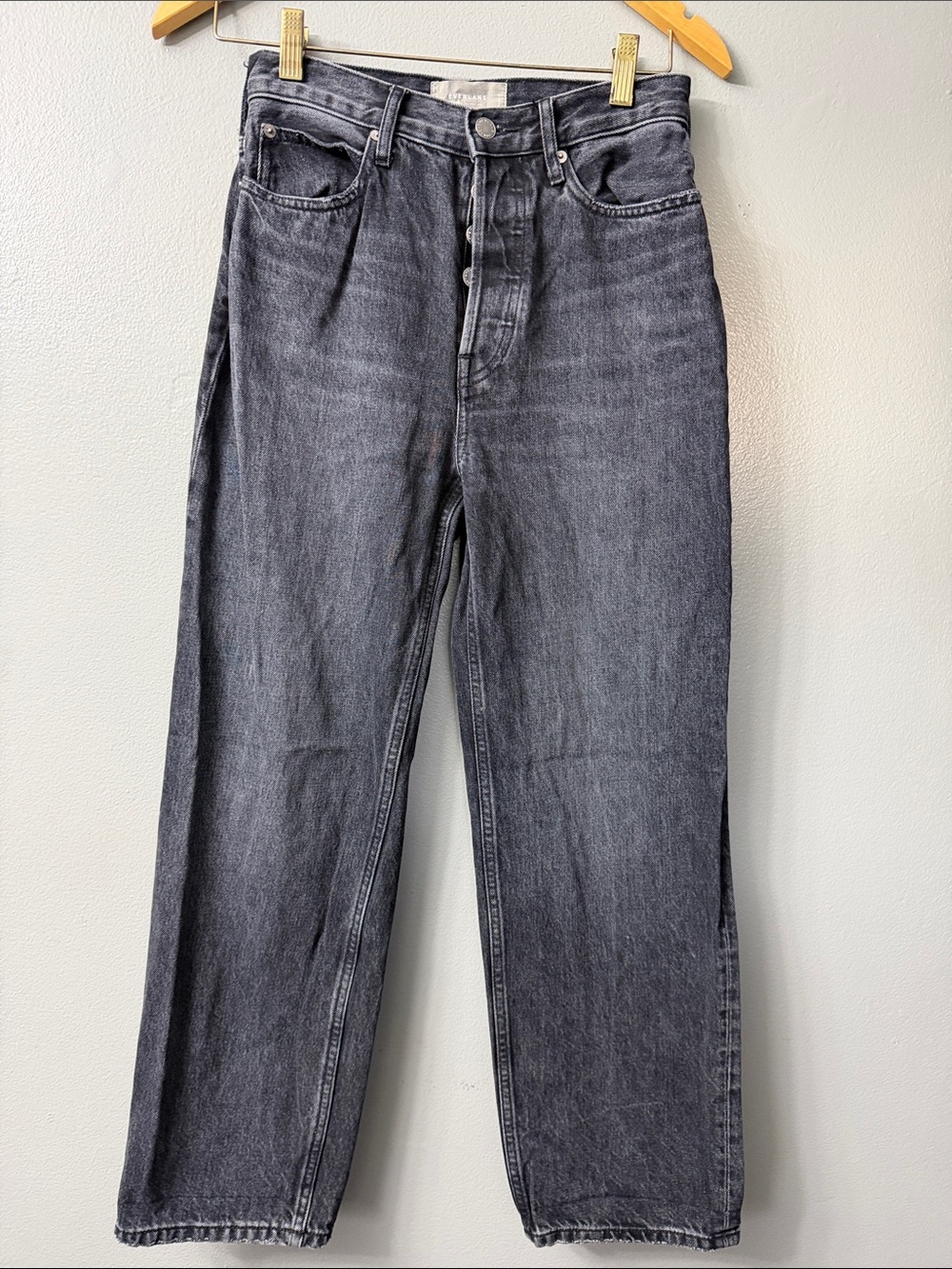 Everlane The 90s Way High-Rise Jeans y2k 90s — Black Wash 25